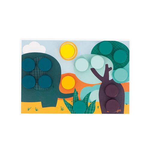 Janod - The first wooden mosaic 2+ puzzle