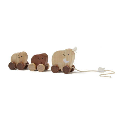 Kid's Concept - Mammoth family pull toy natural NEO