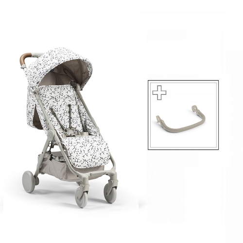 Elodie Details - MONDO stroller - Dalmatian Dots + Bumper bar - SET