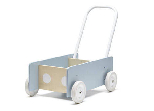Wooden Baby Walker grey