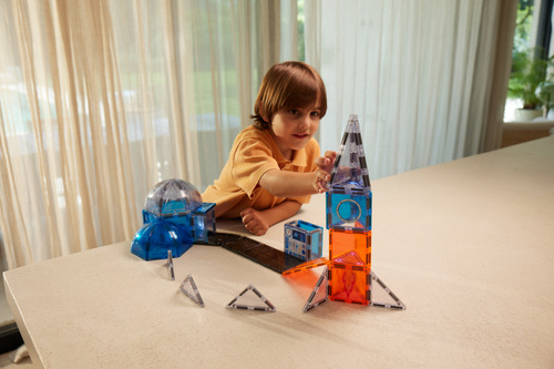 CLEVERCLIXX – Space Mission Pack magnetic tiles – 47 pieces