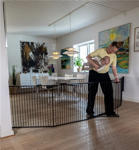 Baby Dan - Carl Wide 3X outdoor safety gate, black