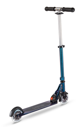MICRO - two-wheeled scooter for children from 5 years Sprite LED, green purple