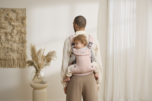 BABYBJORN - Baby Carrier Harmony, Woven, Light pink mélange