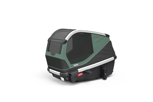 Bicycle trailer for a dog - Thule Bexey L up to 45 kg - Haze green