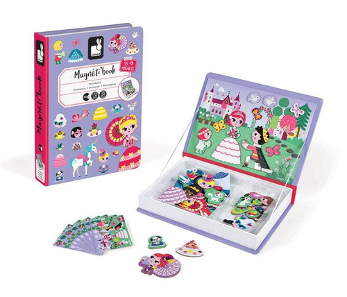 Janod - Magnetic Puzzle Princess Magnetibook collection 2018