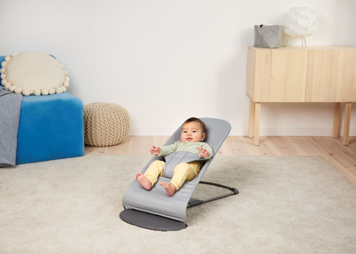 BABYBJÖRN - Bouncer Balance Soft Woven/Jersey Tri Fabric, light grey