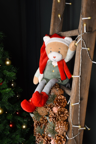 DOUDOU - Christmas pixy plush, Doudou et Compagnie, 40 cm, Farceur Cotillon