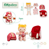 LILLIPUTIENS - Lena doll in a bicycle seat +18m