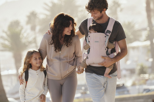 BABYBJORN - Baby Carrier Harmony, Woven, Light pink mélange