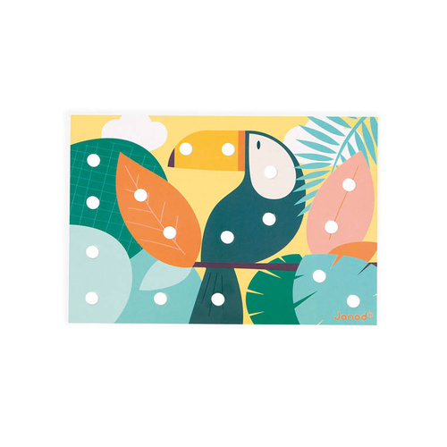 Janod - The first wooden mosaic 2+ puzzle