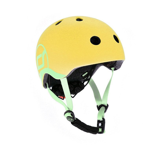 SCOOTANDRIDE - XXS-S helmet for children 1-5 years Lemon