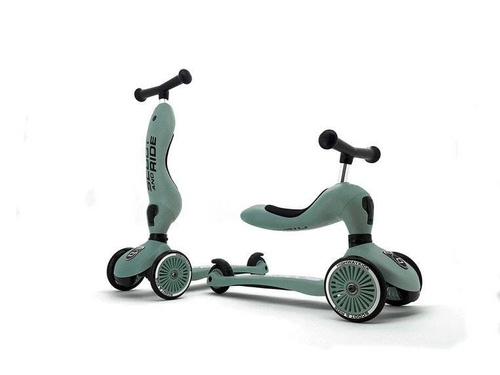 SCOOTANDRIDE - Highwaykick 2in1 Ride and scooter 1-5 years Forest