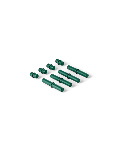 MODU - 8 connector pegs, forest green