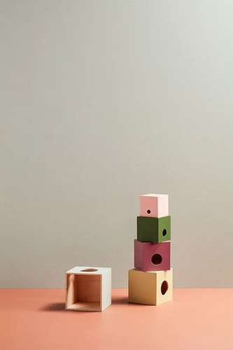 Kid's Concept - EDVIN Stacking cubes in wood