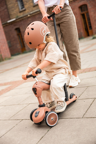 SCOOTANDRIDE - Highwaykick Push and Go 2in1 Ride and scooter 1-5 years Wildberry