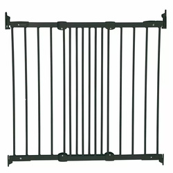 DogSpace - Molly Flexible Dog Gate, Black (67-105.5cm)