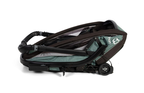 Hamax - Bike trailer for kids COCOON , double - Green/black