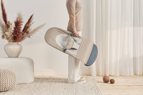 BABYBJÖRN - Bouncer Balance Soft Woven- Khaki / Beige