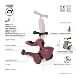 SCOOTANDRIDE - Highwaykick 1 Lifestyle 2in1 Ride-on and scooter with lockable storage 1-5 years Wildcat