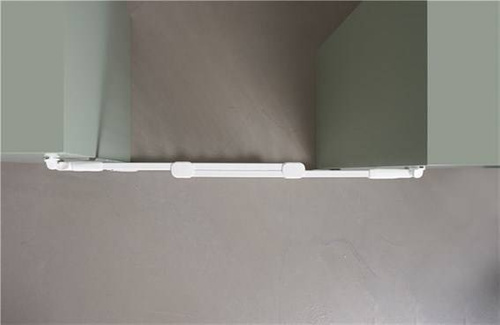 BabyDan Safety Gate FlexiFit, metal, white