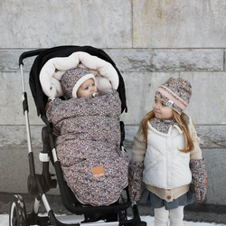 Elodie Details - Winter Bonnet - Blue Garden - 3-6 months