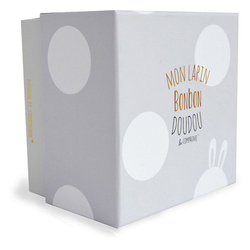 DOUDOU ET COMPAGNIE - Bonbon plush rabbit, 16cm, gray