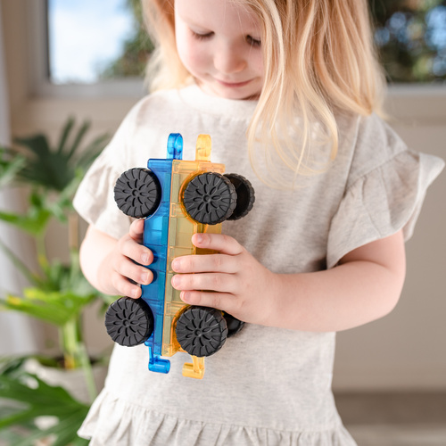 CONNETIX – Bright Car Pack magnetic tiles 2 pcs.