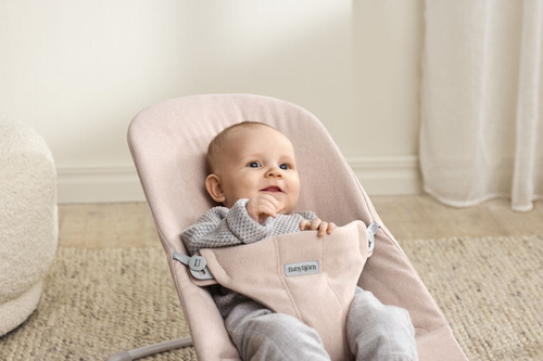 BABYBJÖRN - Bouncer BLISS Woven - Light pink mélange