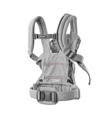 BABYBJORN - Baby Carrier Harmony, Woven, Light grey mélange