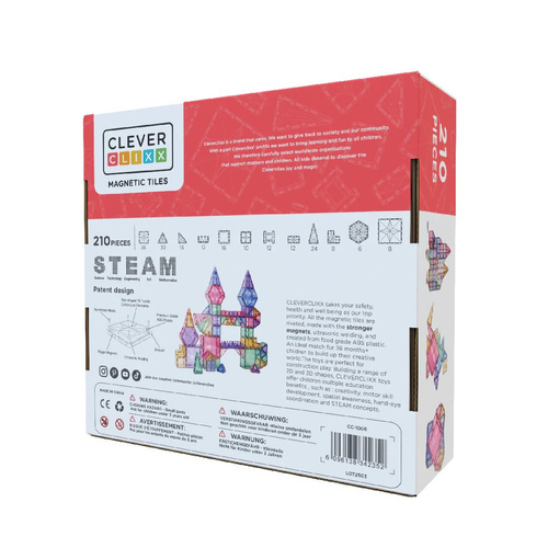 Cleverclixx - Mega Creative Pack Pastel 210 pieces