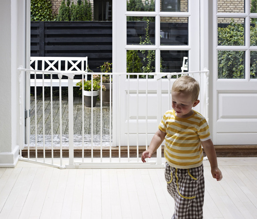 Baby Dan - Safety gate FLEX M, white