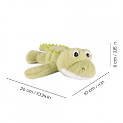 DOUDOU – Podcoll plush crocodile slap bracelet, Histoire d'Ours, green