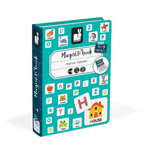 Janod - Magnetic puzzle Alphabet Magnetibook collection 2018