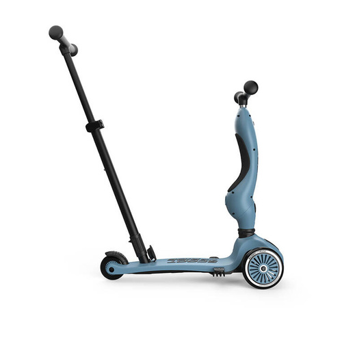 SCOOTANDRIDE - Highwaykick Push and Go 2in1 Ride and scooter 1-5 years Steel