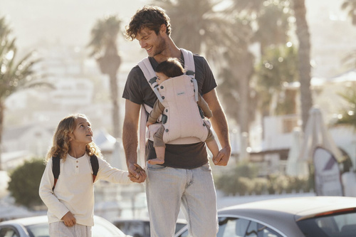 BABYBJORN - Baby Carrier Harmony, Woven, Light pink mélange