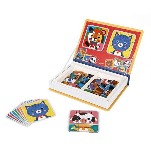Janod - Magnetic puzzle Magnetibook animal puzzle