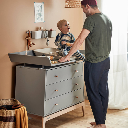 LEANDER - LUNA™ changing unit for the LEANDER LUNA™ dresser, grey