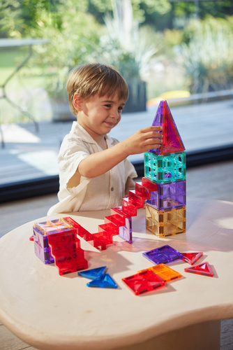 Cleverclixx - Klocki magnetyczne - Stairs Set Intense 34 el.