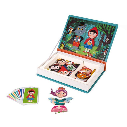 Janod - Magnetic puzzle World of fairy tales Magnetibook