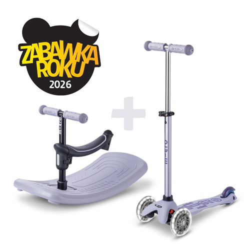  MICRO - swing scooter Mini Deluxe Rock&Go LED, lavender mist