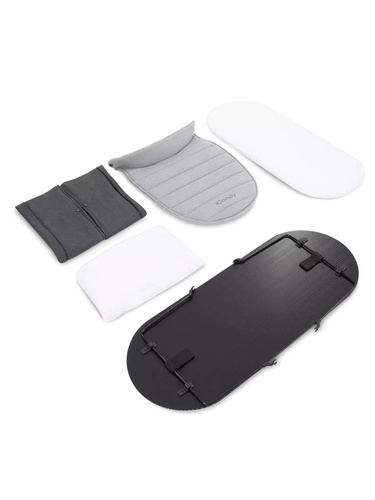 Peach 7 2nd Carrycot Fabric, Truffle