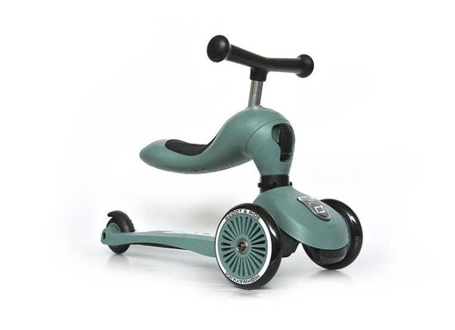 SCOOTANDRIDE - Highwaykick 2in1 Ride and scooter 1-5 years Forest