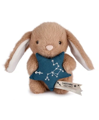 DOUDOU ET COMPAGNIE – DOUDOU ASTRO plush rabbit with zodiac sign, 12 cm, Sagittarius
