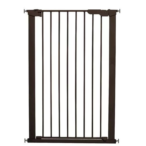 DogSpace - Bonnie Extra Tall Pressure Fitted Dog Gate, Black(73.5-79.6cm)