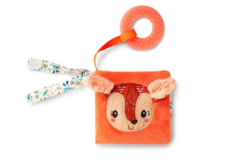 LILLIPUTIENS - Multifunctional mini-book with rustling foil and teether Sarenka Stella 6 m +
