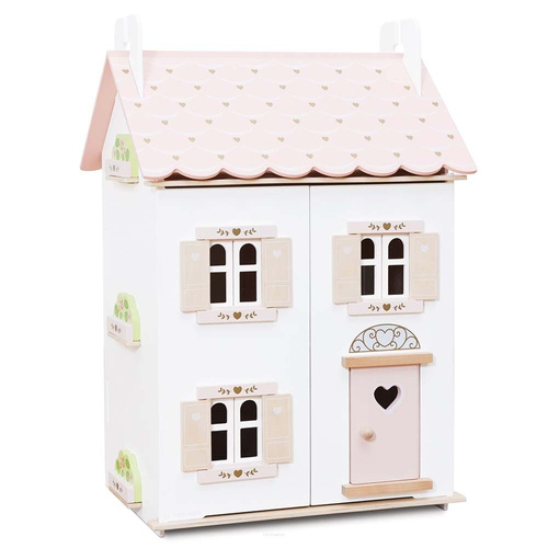Le Toy Van - Rose Heart Wooden Dollhouse