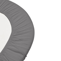 LEANDER - sheet for baby cot 2 pcs, cool grey