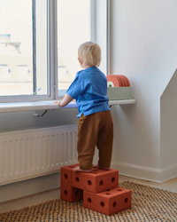 MODU - 3-in-1 Baby Walker - Burnt Orange / Dusty Green