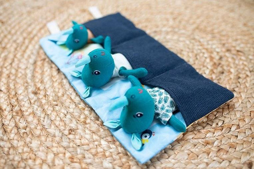 LILLIPUTIENS - Mini - cuddly rhino family with a folding mat Rhino Marius 2 years +